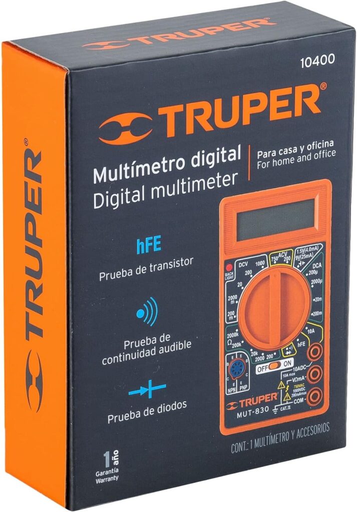 multimetro digital truper mut 830