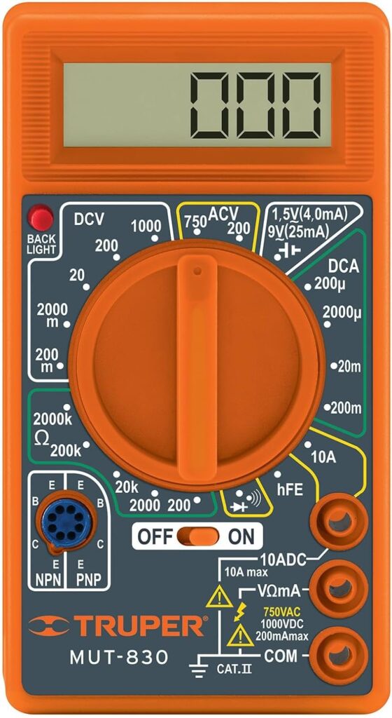 multimetro digital truper mut 830